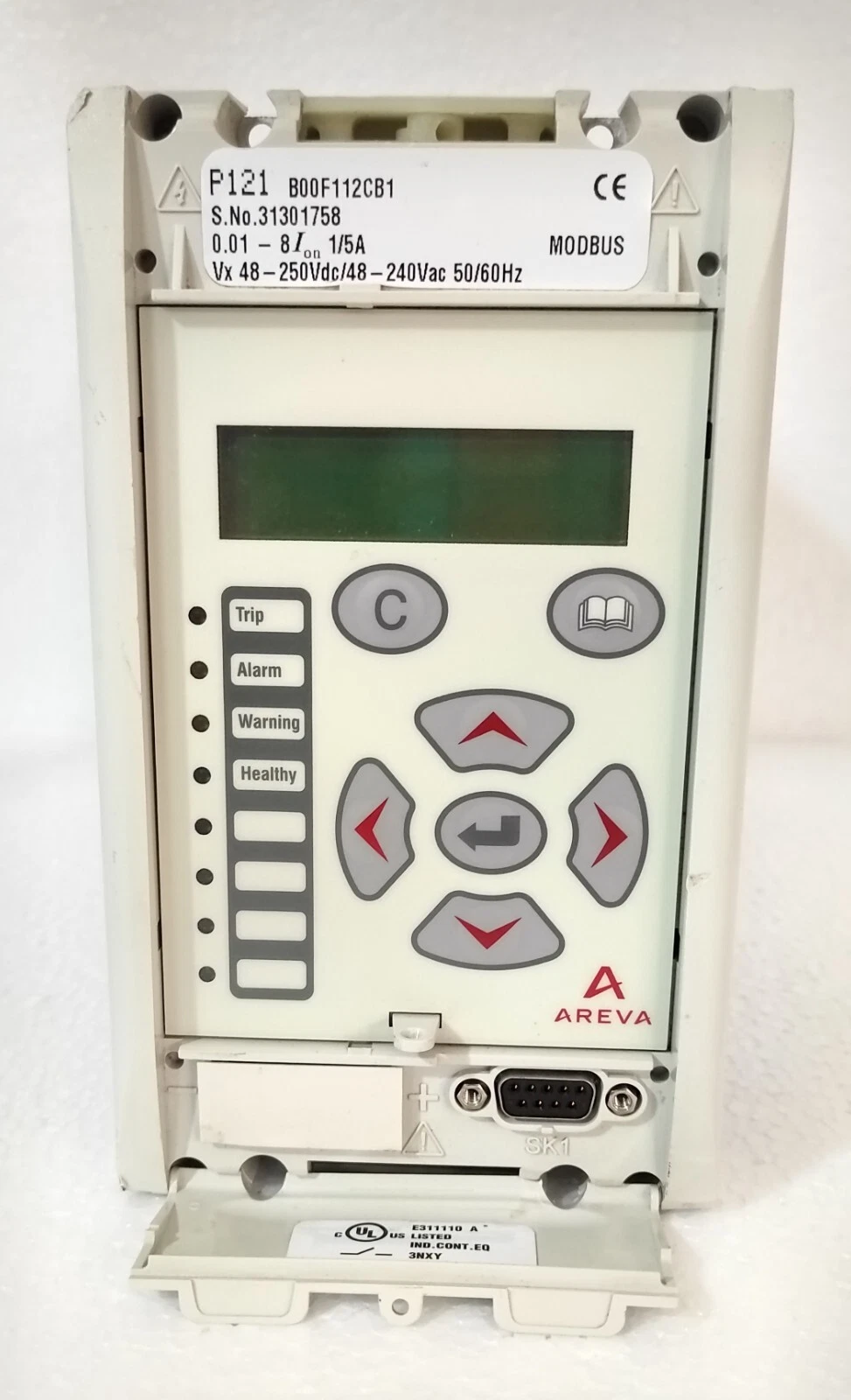 MICOM Overcurrent Relay Areva MICOM P121 Overcurrent Cortec Code P121 B00F112CB1